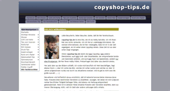 Desktop Screenshot of copyshop-tips.de