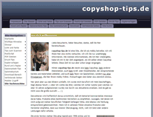 Tablet Screenshot of copyshop-tips.de